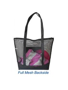 Deluxe Mesh Zipper Tote