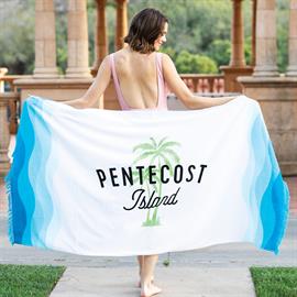 Designer Edge Velour Beach Towel