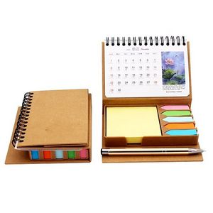 Desk Calendar Memo Note Sticker Pad