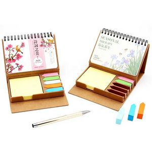 Desk Calendar Memo Note Sticker Pad
