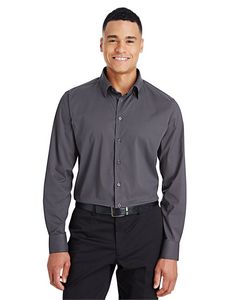 Devon and Jones CrownLux PerformanceÂ® Men's Tonal Mini Check Woven Shirt