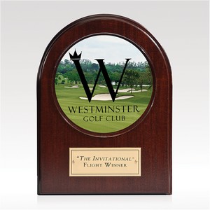 Digital Color Plaque- 9" x 11" Mahogany