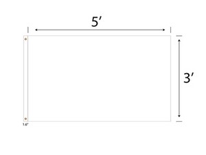 DisplaySplash 3'x5' Flag - Single Sided