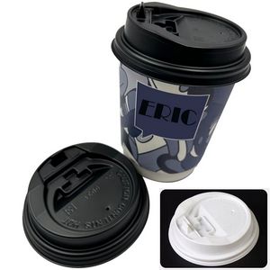 Disposable 8 Oz. Double Walled Coffee Cup w/Lid