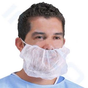 Disposable Beard Cover 18"" W/ Earloops