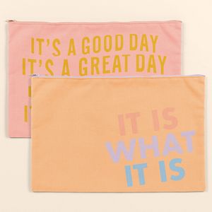 Dottie Pouch - Colored Canvas