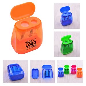 Double Hole Pencil Sharpener Efficient and Compact