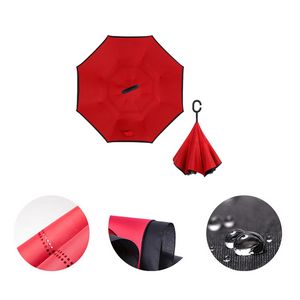 Double Layer Waterproof Reverse Folding Inverted Umbrella