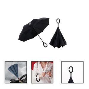 Double Layer Waterproof Reverse Folding Inverted Umbrella
