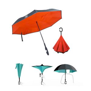 Double Layer Waterproof Reverse Folding Inverted Umbrella