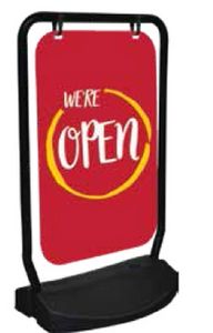 Double-Sided Swing Sign