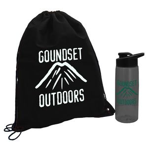Drawstring Backpack In A Tritan Bottle