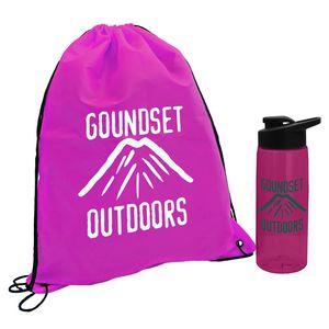 Drawstring Backpack In A Tritan Bottle