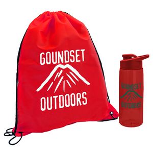 Drawstring Backpack In A Tritan Bottle
