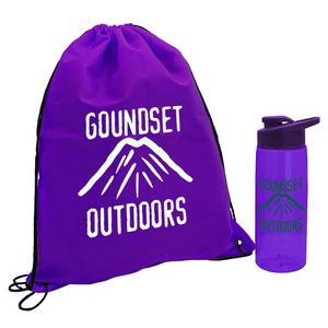 Drawstring Backpack In A Tritan Bottle