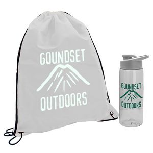 Drawstring Backpack In A Tritan Bottle