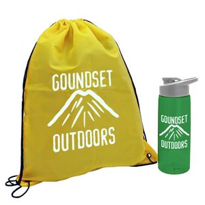 Drawstring Backpack In A Tritan Bottle