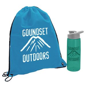 Drawstring Backpack In A Tritan Bottle