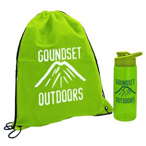 Drawstring Backpack In A Tritan Bottle