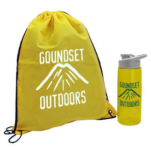 Drawstring Backpack In A Tritan Bottle