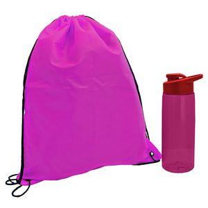 Drawstring Backpack In A Tritan Bottle