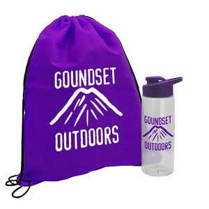 Drawstring Backpack In A Tritan Bottle