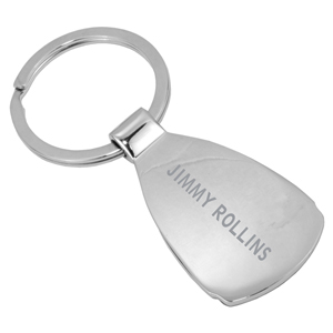 "Droplet" Economy Laser Engraved Metal Key Holder (Overseas)