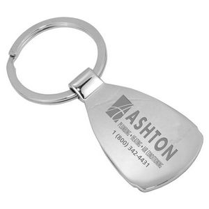 "Droplet" Economy Laser Engraved Metal Key Holder (Overseas)