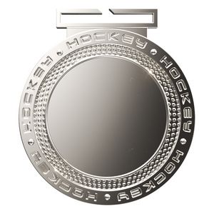 Dual Plated Hockey Medallions 3"