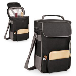 Duet Insulated Two-Bottle Wine & Cheese Tote