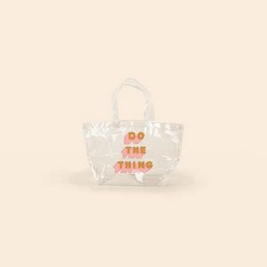 Dumpling Tote - Clear Vinyl