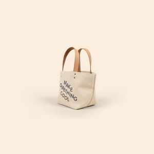 Dumpling Tote - Heavyweight Canvas With Leather