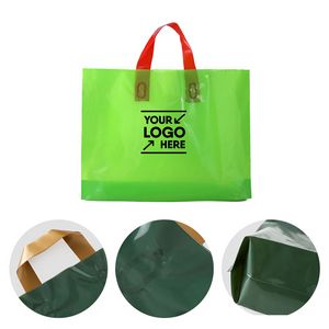 Durable PE Soft Handle Plastic Tote Bag