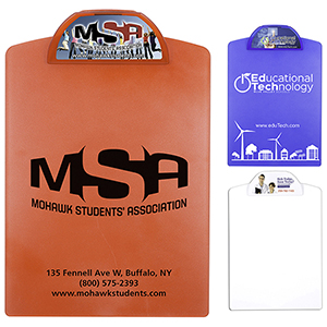 "Dwight FC" Letter Size Clipboard w/PhotoImageÂ® Full Color Imprint on Clip