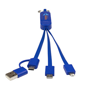 "ESCALANTE" 5-in-1 Cell Phone Charging Cable w/Phone Stand