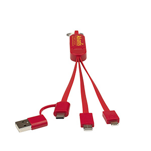 "ESCALANTE" 5-in-1 Cell Phone Charging Cable w/Phone Stand