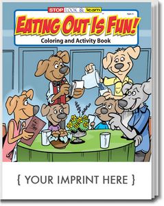 Eating Out Is Fun Coloring Book