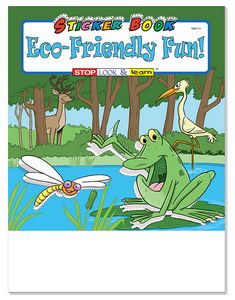 Eco-Friendly Fun Sticker Book Fun Pack