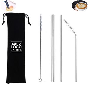Eco-Friendly Metal Straw Kit