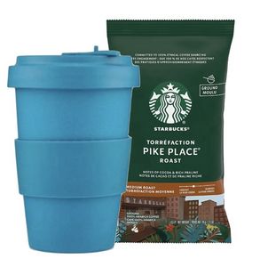 Eco Friendly Tumbler with Starbucks Coffee Pack
