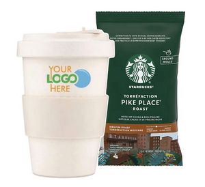 Eco Friendly Tumbler with Starbucks Coffee Pack