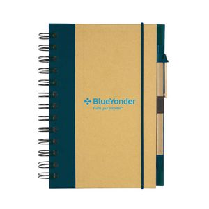 Eco-Inspired Hardcover Notebook & Pen
