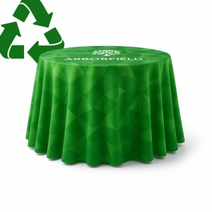 Eco-Poly 114" Round Table Cover Throw