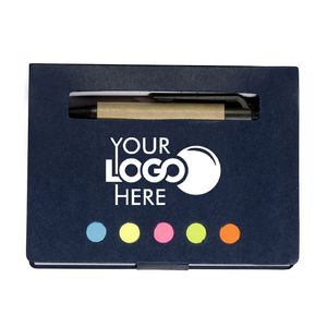 Eco Sticky Jotter with Pen Stowaway