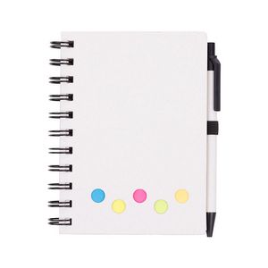 EcoNote Milk Carton Journal Book w/ Sticky Note and Pen