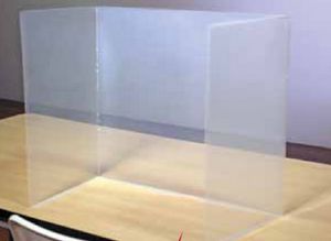 Economy Personal Desktop Sneeze Guard