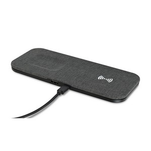 Eden Wireless Dual Charging Pad - Charcoal Heather