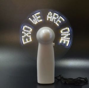 Electric LED Fan - USB Charged