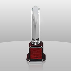 Elegant Obelisk Award (13"x4"x4")