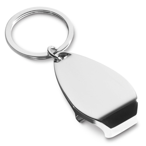 "Elite" Laser Engraved Bottle Opener Metal Keyholder